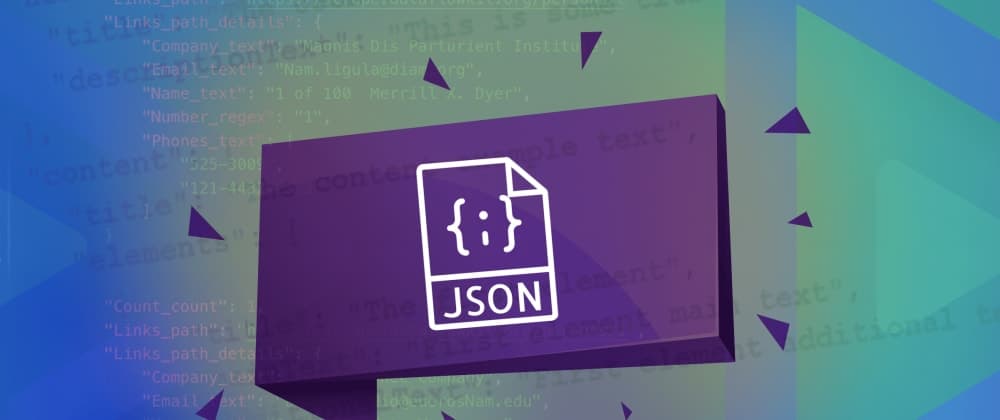 All about the JSON format